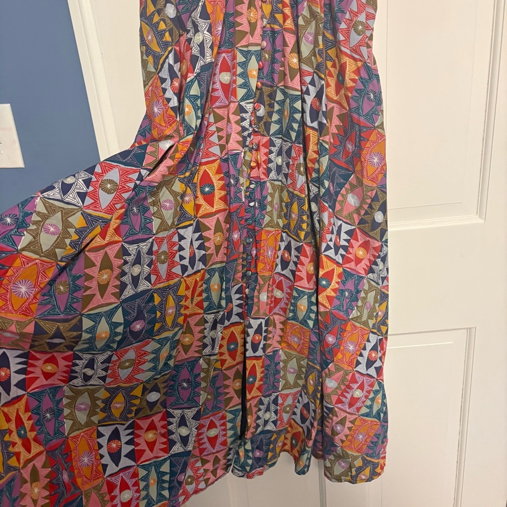 Anthropologie Katerina Button-Front Dress: Nancy McKie Edition - Picture 10 of 11
